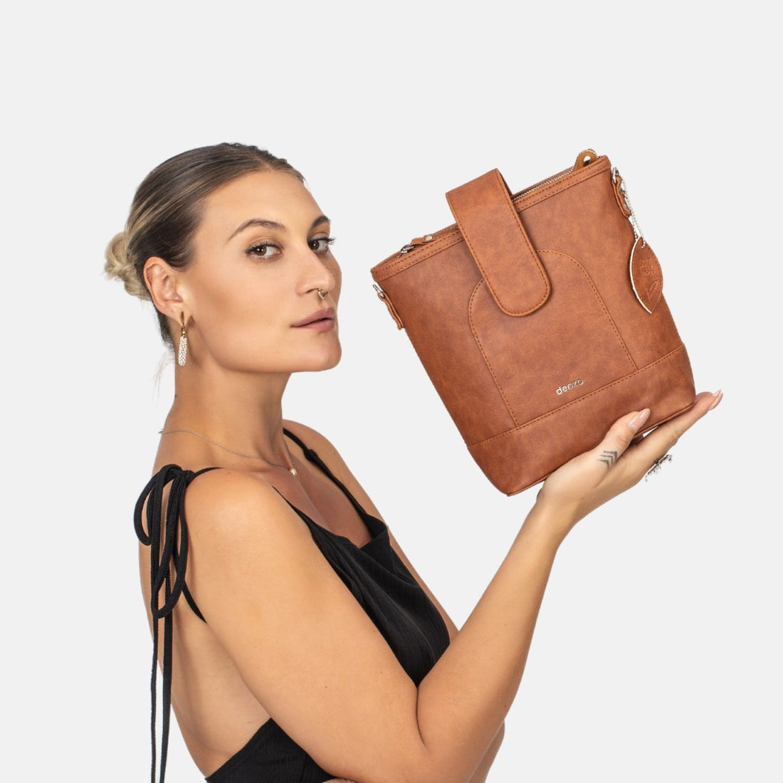 Classic Chic Sling Bag Tan