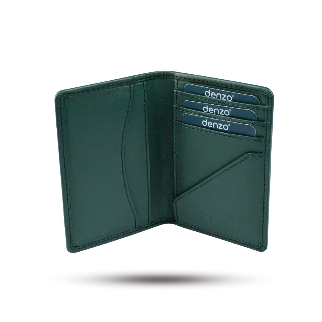 Royal Craft Leather Card Holder Green