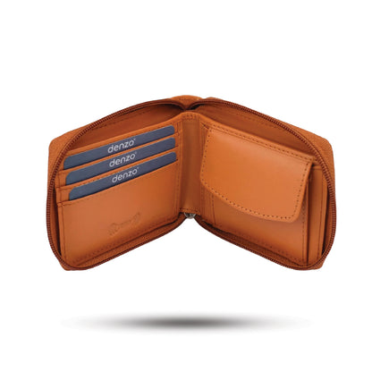 Secure Zip Wallet Tan