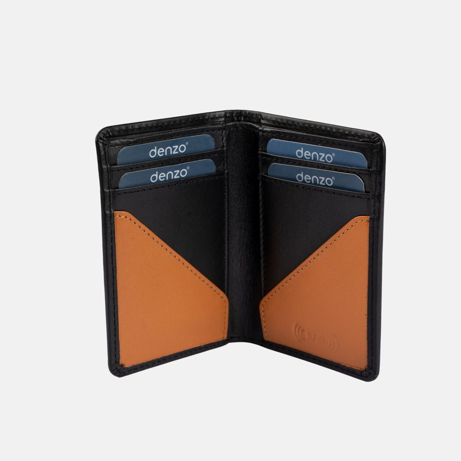 Crowned Leather Card Holder