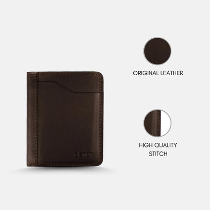 Signature Bifold Card Organizer Chocolates Brown