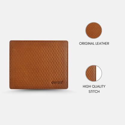 Fashion ClassicFold Meshed Tan Wallet