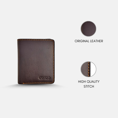 Timeless Brown Bi-Fold Leather Wallet