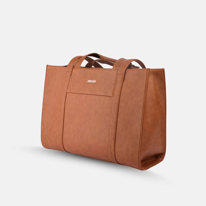 Lady Leader Tote Bag Tan