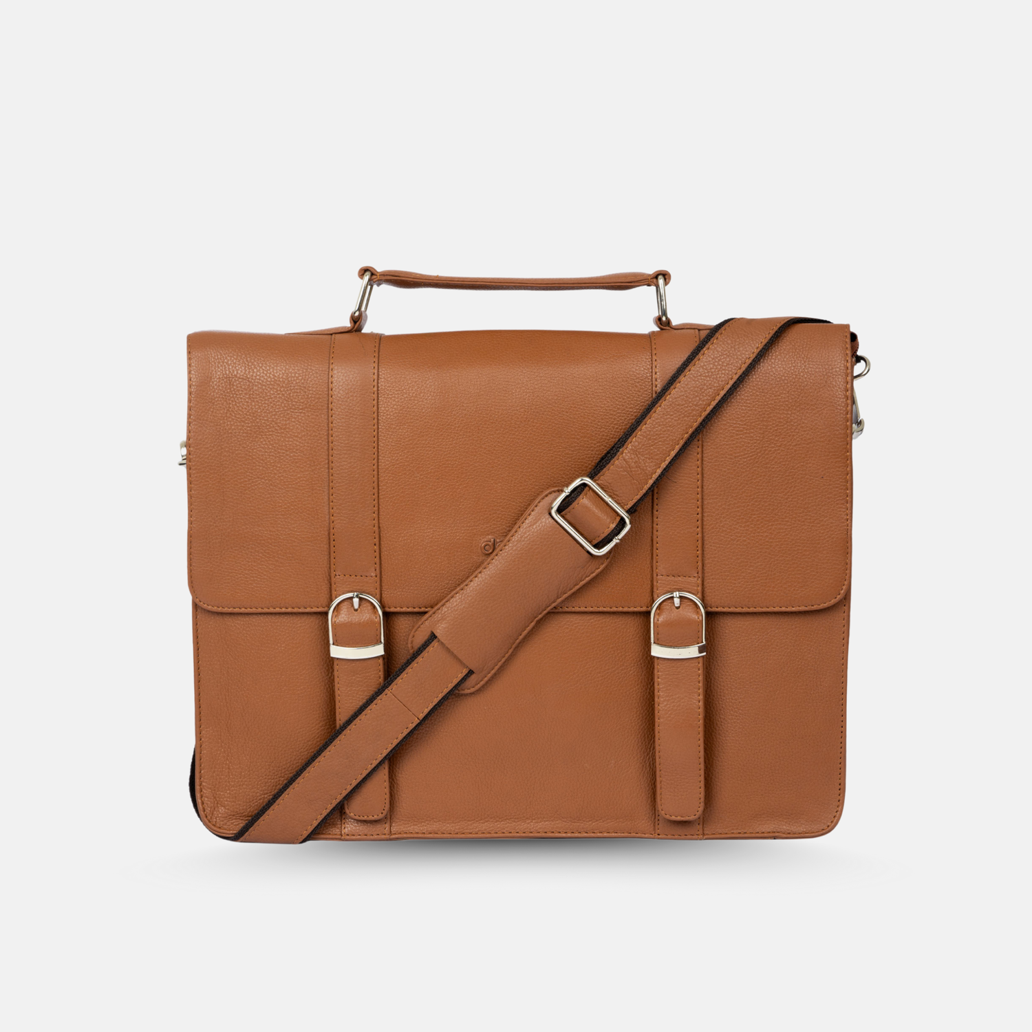 Regal Elegance Leather Laptop Bag