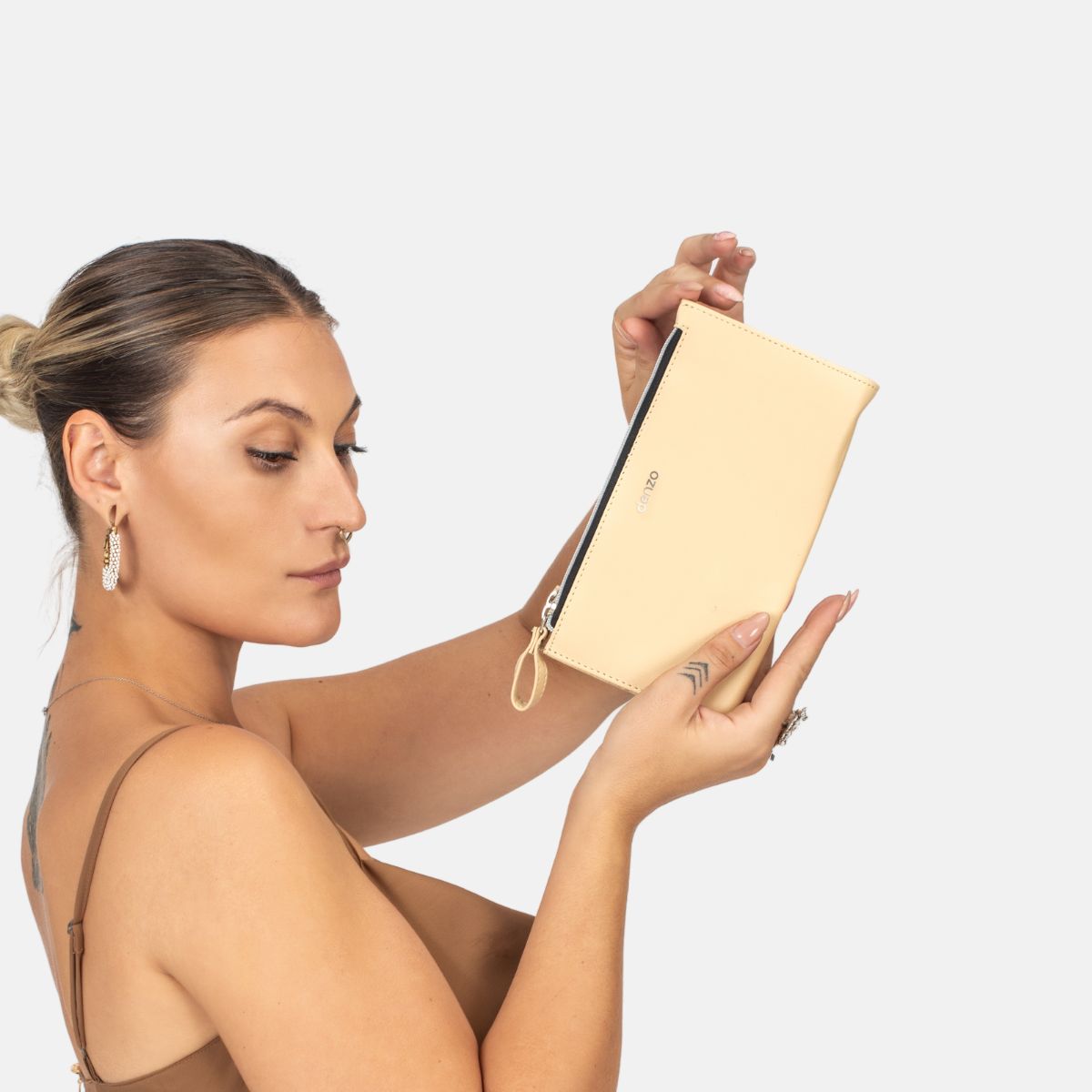 Zaraah Beige Clutch