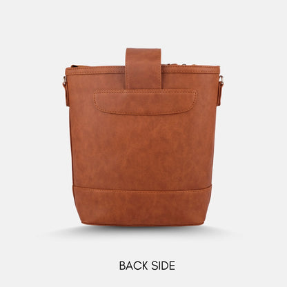 Classic Chic Sling Bag Tan