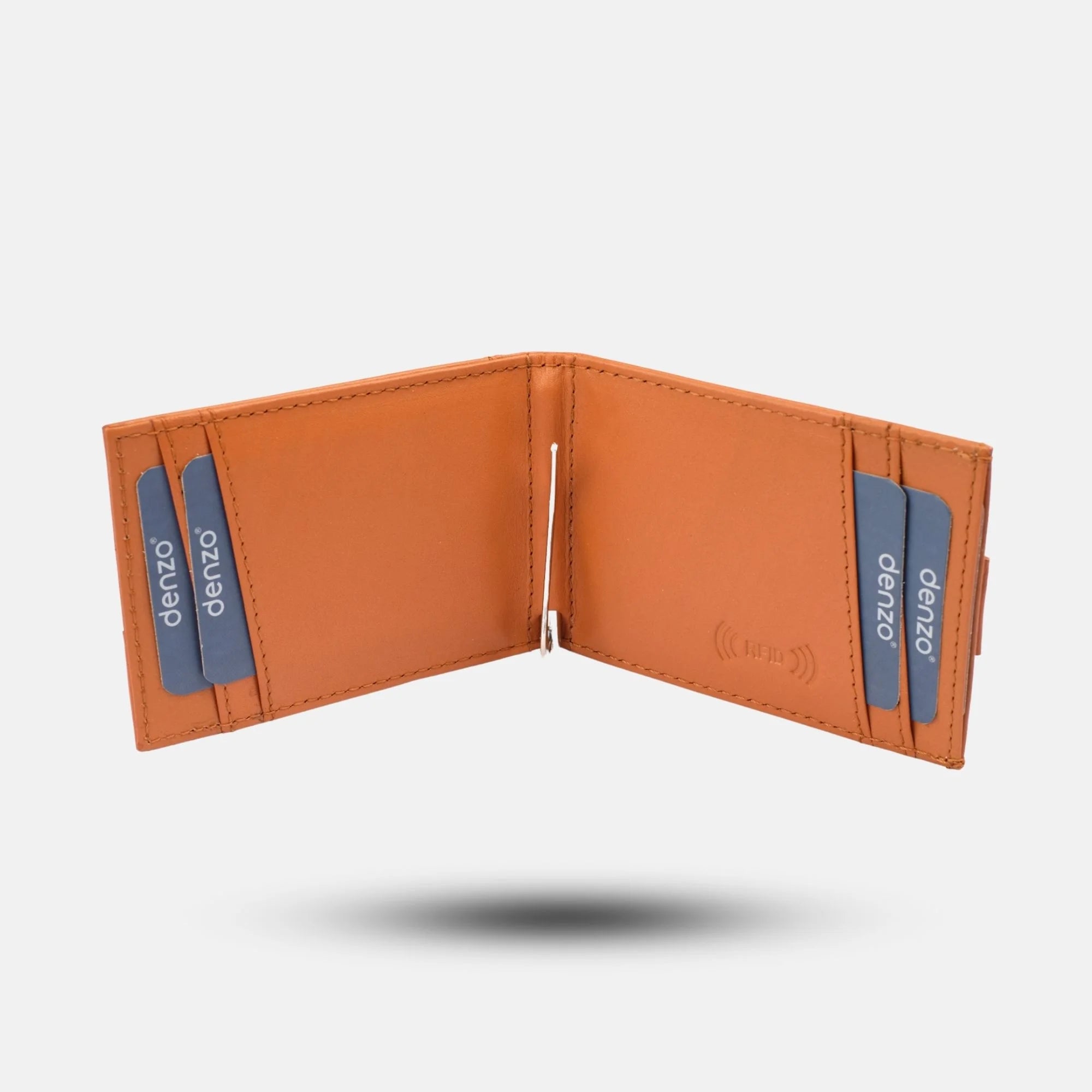 Minimalist Money Clip Cardholder Tan