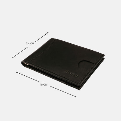 Minimalist Money Clip Cardholder Black