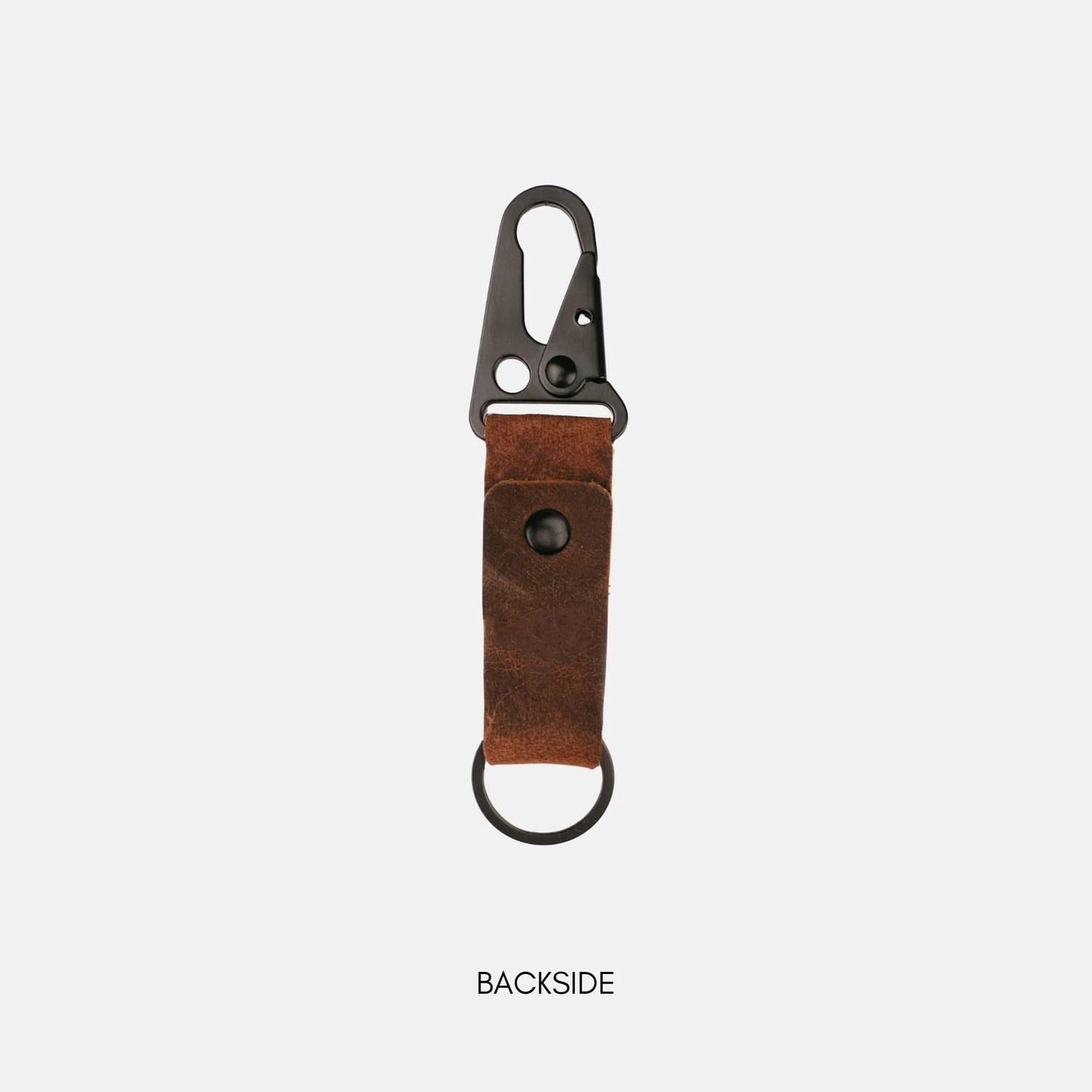 CruiserClip Leather Key Chain - Brown