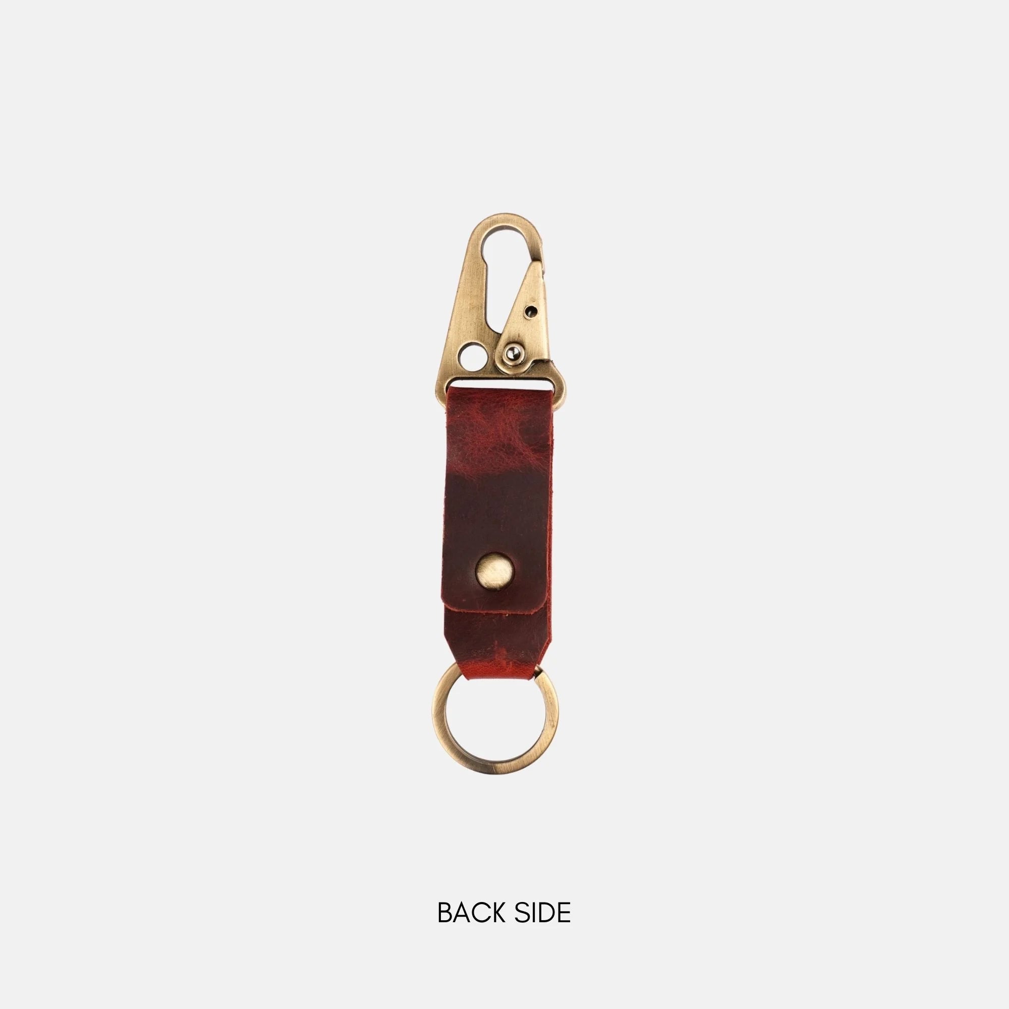 BikeBolt Leather Key Chain - Red