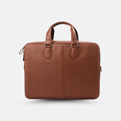 Viva Tan Leather Laptop Bag