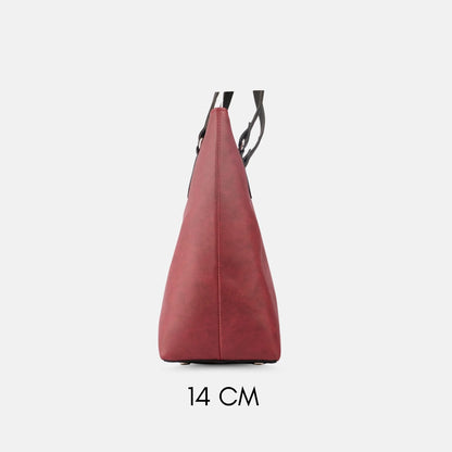 Ladylike Tote Bag (Black &amp; Red)