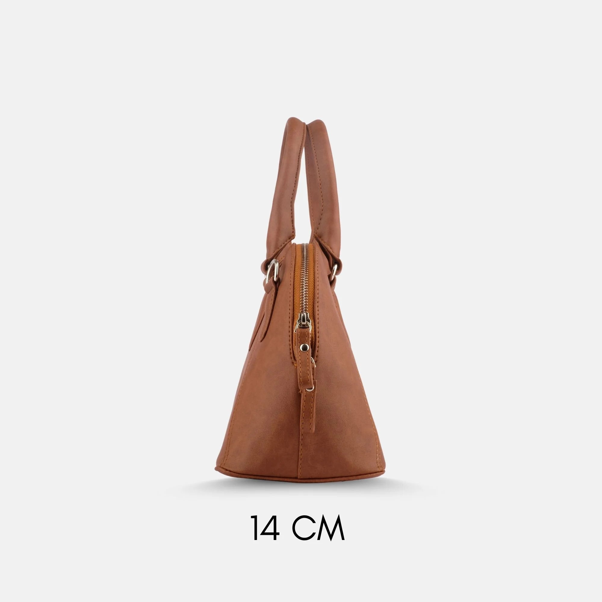 Sandstone Handbag with Sling (Tan)