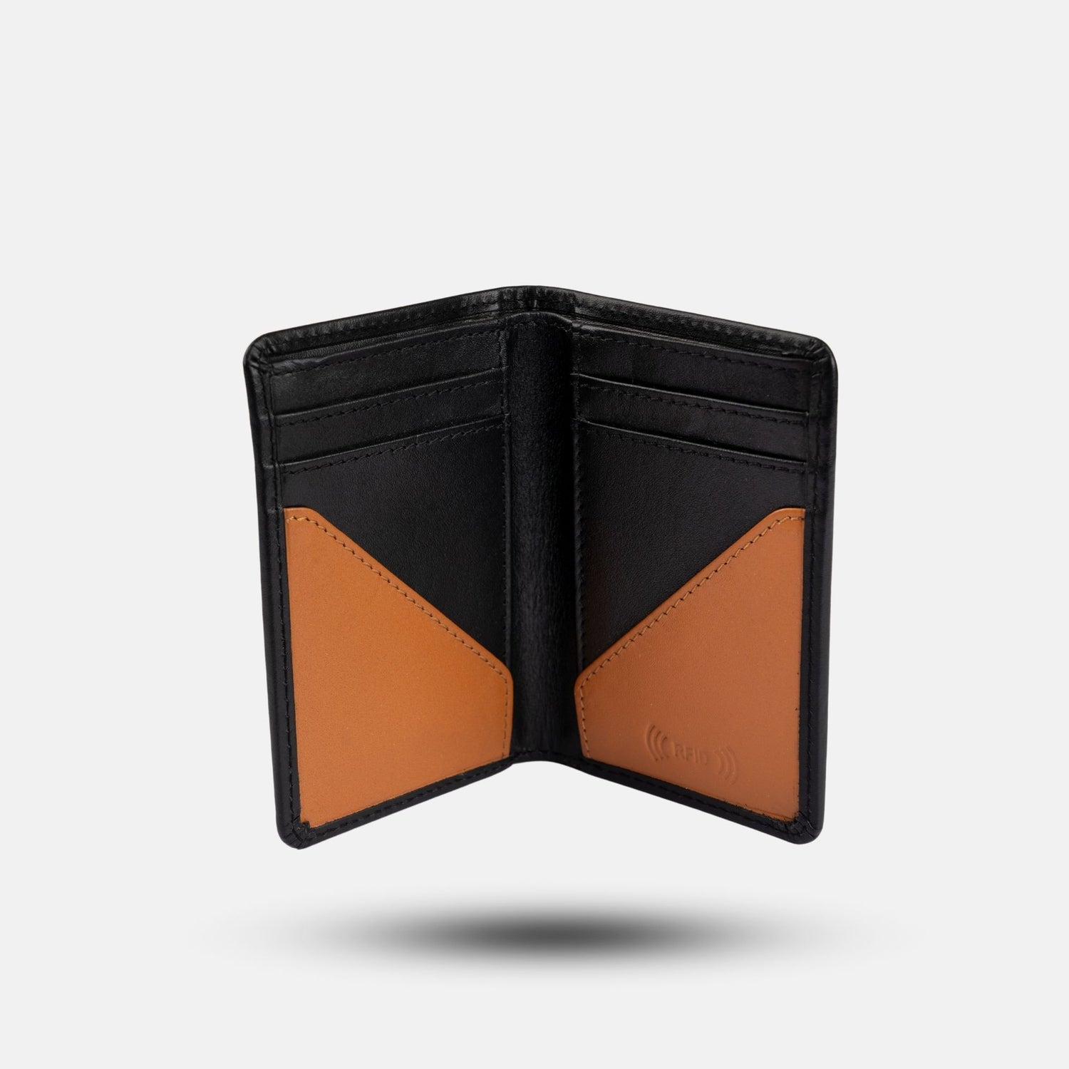 Crowned Leather Card Holder