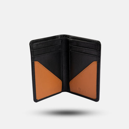 Crowned Leather Card Holder