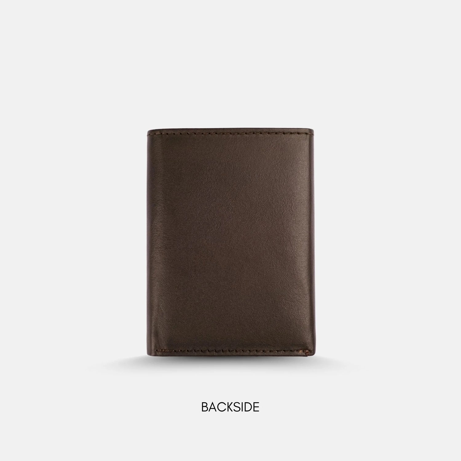 Trifold Pocket Wallet Chocolate Brown