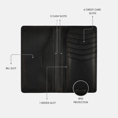 Classic Long Wallet Black