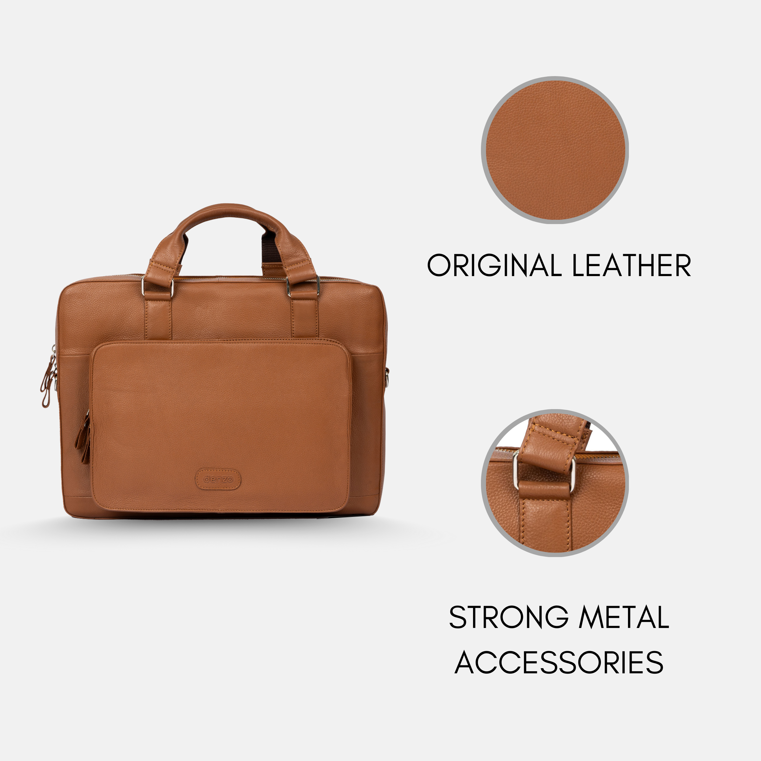 Urban Executive Leather Laptop Bag