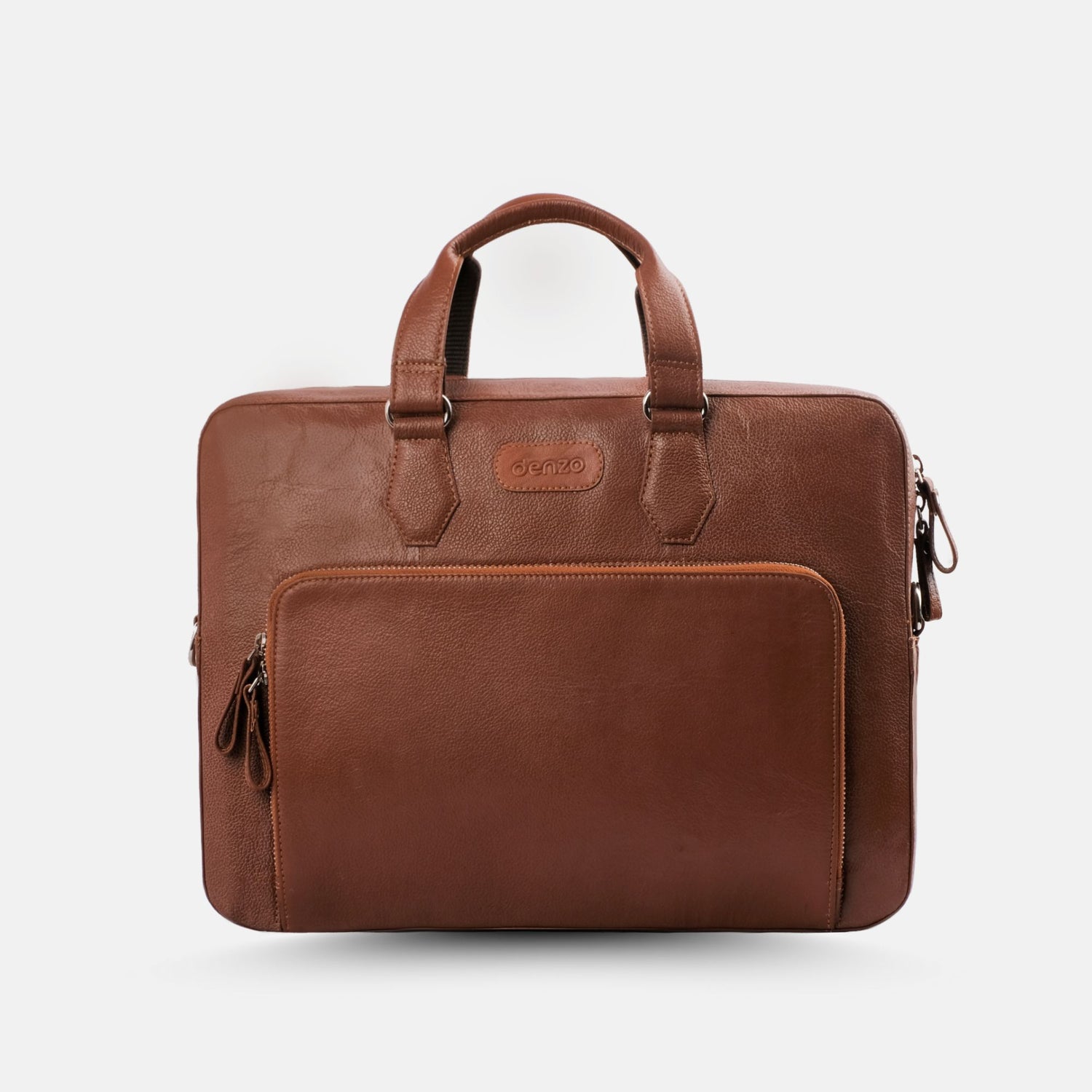 Viva Tan Leather Laptop Bag