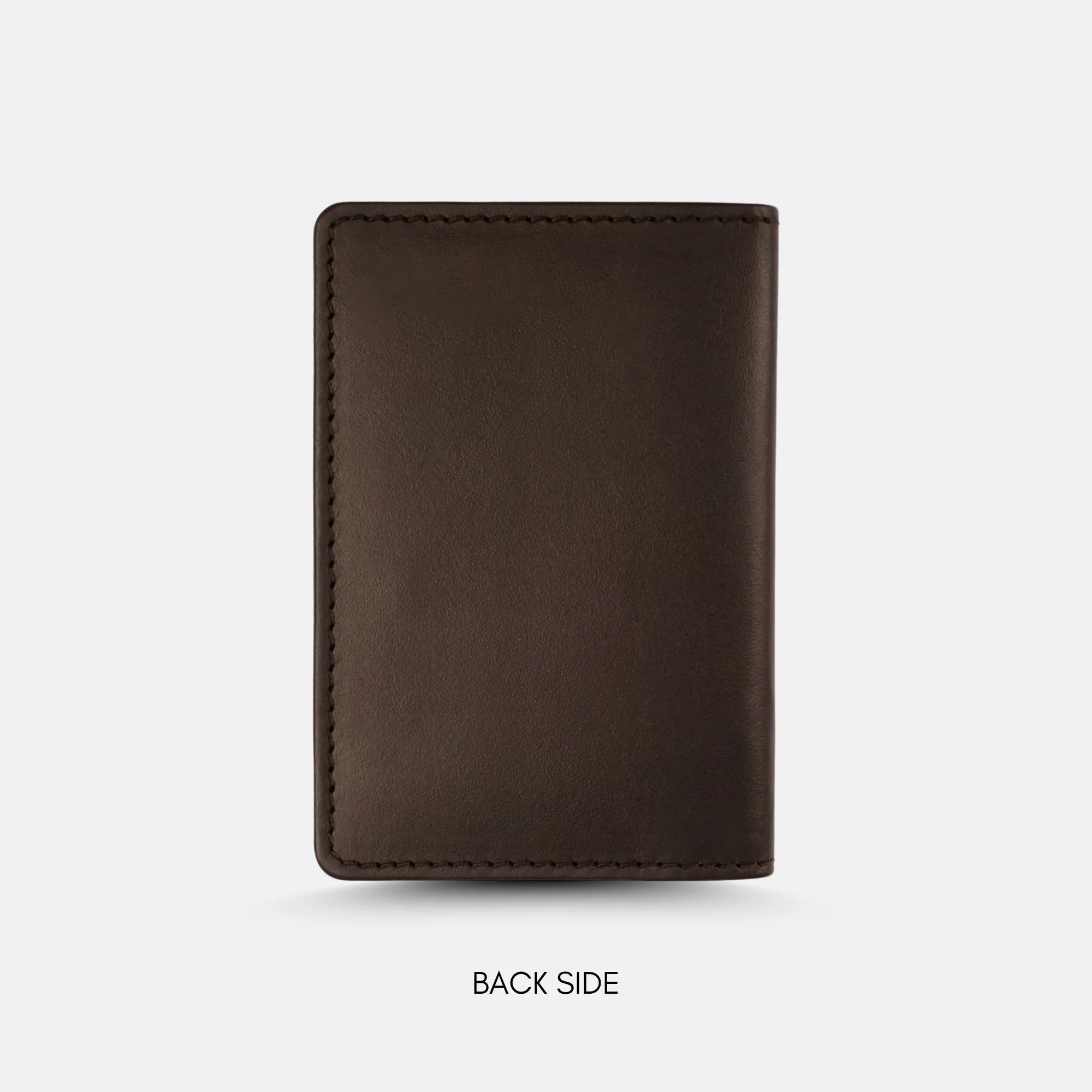 Royal Craft Leather Card Holder Chocolate Brown