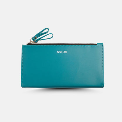 Zaraah Teal Blue Clutch