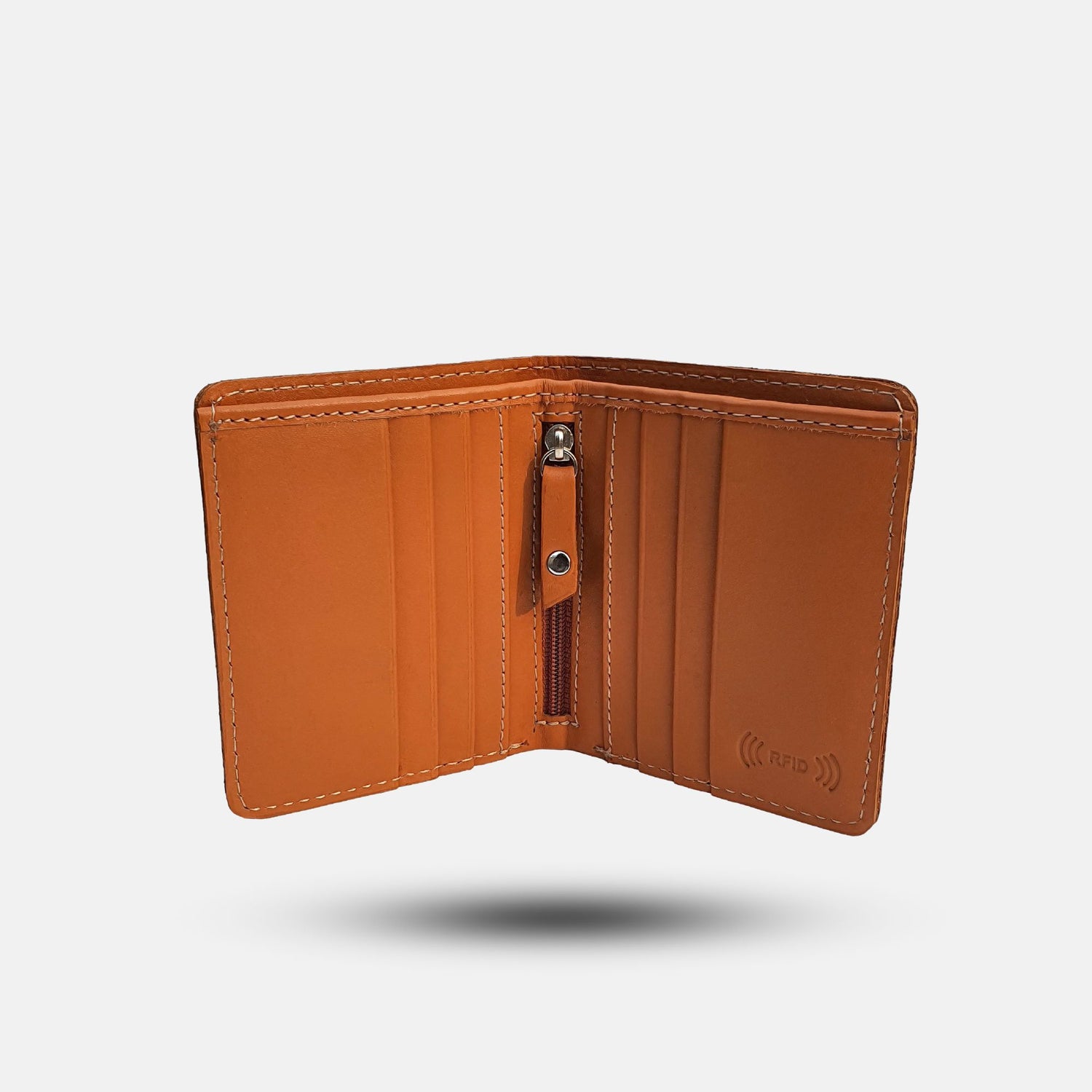 Timeless Tan Bi-Fold Leather Wallet