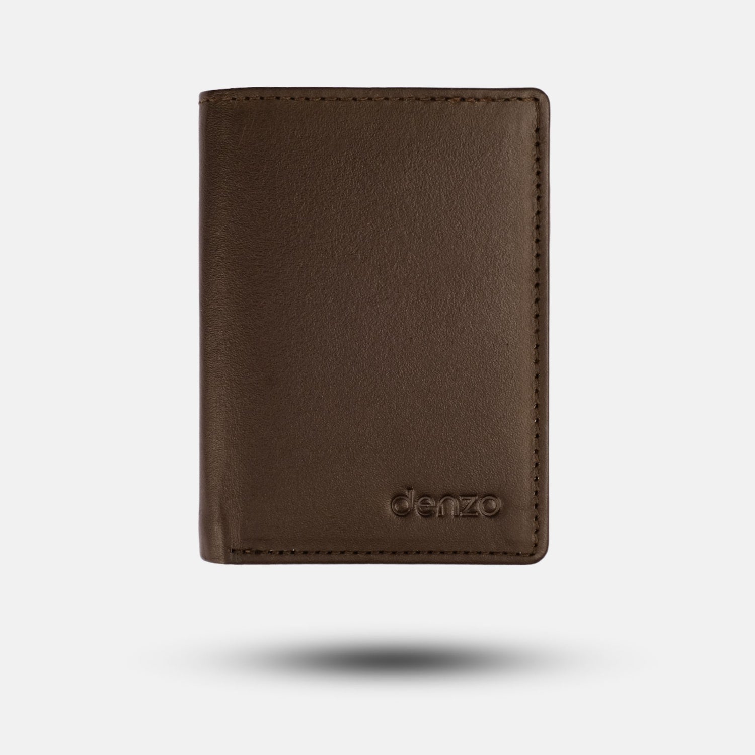 Trifold Pocket Wallet Chocolate Brown