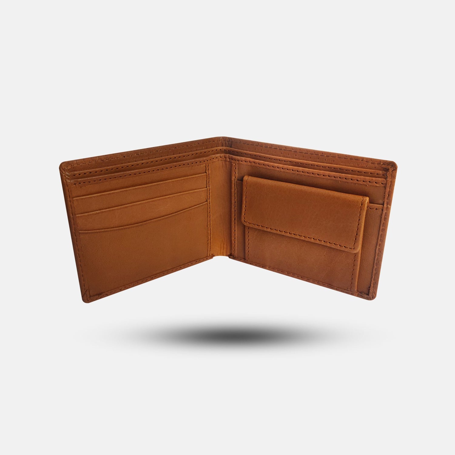 ClassicFold Tan Wallet